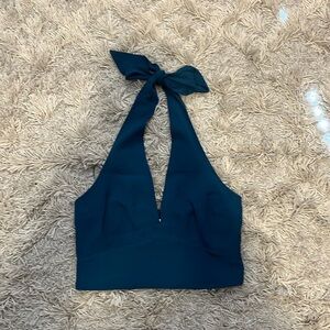 Abercrombie teal halter top